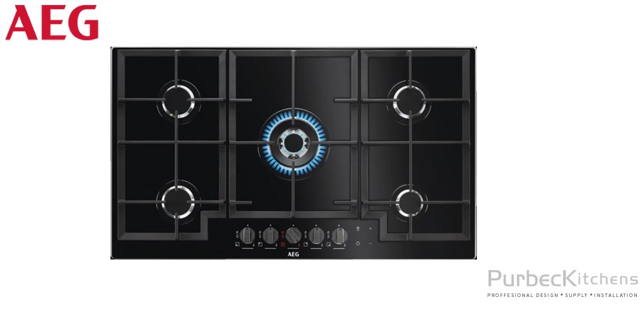 GAS ON GLASS HOB 90 CM